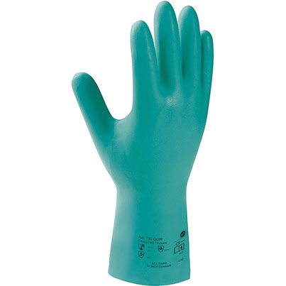 Honeywell KCL Camatril 730 Green Nitrile Chemical-Resistant Gloves 11