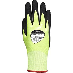 Grip It Oil Cut E Nitrile-Coated Cut-Resistant Gloves
