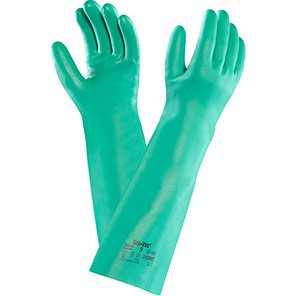 Solvex 37-185 Unlined Nitrile Chemical-Resistant Gloves