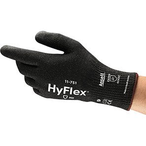 HyFlex 11-751 PU-Coated Cut-Resistant Gloves