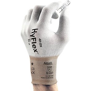 HyFlex 48-135 PU-Coated ESD Safety Gloves