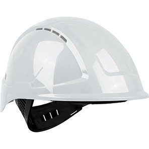 RADIUS Vented Reduced-Peak Slip-Ratchet Safety Helmet