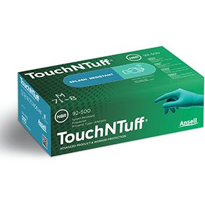 TouchNTuff 92-500 Nitrile Disposable Gloves (Box of 100)