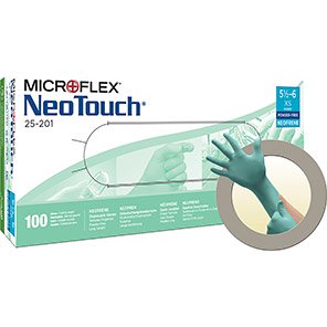 MICROFLEX NeoTouch 25-201 Neoprene Disposable Gloves (Box of 100)