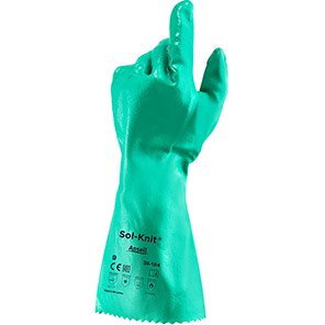 39-124 Nitrile Chemical-Resistant Gloves