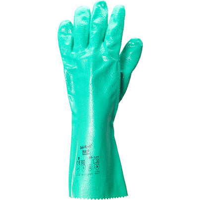 39-124 Nitrile Chemical-Resistant Gloves