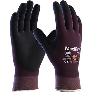MaxiDry 56-427 Nitrile-Coated Gloves