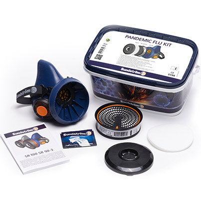Sundström SR 100 Half-Mask Respirator with P3 Filter Kit