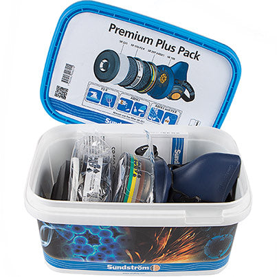 Sundström SR 100 Half-Face Respirator Mask and ABEK1P3 Filter Kit