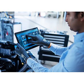 HyFlex 11-819 ESD Nitrile-Coated Touchscreen Work Gloves