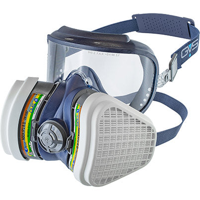 GVS Elipse Integra SPR535 ABEK1P3 Respirator Mask with Goggles M/L