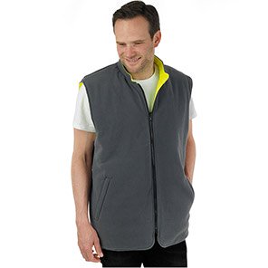 Interactive Reversible Hi-Vis Body Warmer