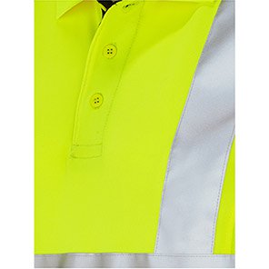 Men’s Long-Sleeve Breathable Hi-Vis Polo Shirt