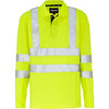 Men’s Long-Sleeve Breathable Hi-Vis Polo Shirt