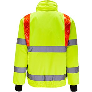 Hi-Vis Bomber Jacket with Braces