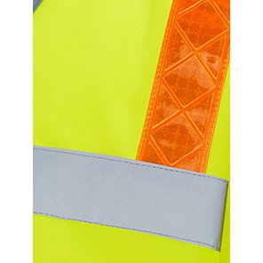 Long-Sleeve Hi-Vis Vest with Braces