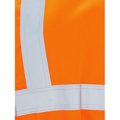 Orange Launderable Hi-Vis Overalls with Kneepad Pockets 50T
