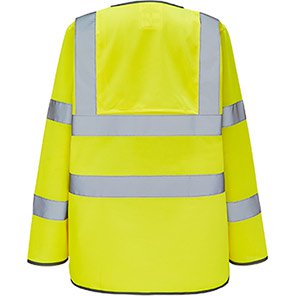 Ultra Long-Sleeve Zip-Up Hi-Vis Vest