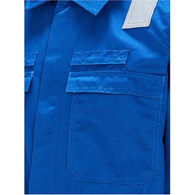 Nordic Royal Blue Flame-Retardant Overalls with Kneepad Pockets 46R