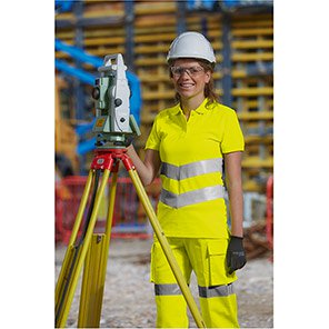 Women’s Orange Hi-Vis Polo Shirt