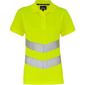 Women’s Orange Hi-Vis Polo Shirt