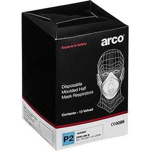 Valved FFP2 Dust Mask (Pack of 10)