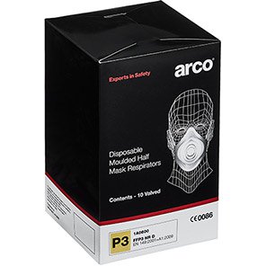 Valved FFP3 Dust Mask (Pack of 10)