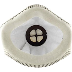 Alpha Flow AMF-3CV Valved FFP3 Dust Mask (Pack of 10)