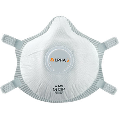 S-3V Valved FFP3 Dust Mask (Pack of Five)