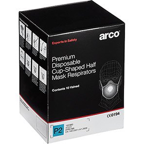 Premium Valved FFP2 Dust Mask (Pack of 10)