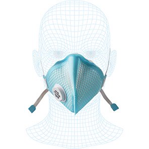 Premium Valved Fold-Flat FFP2 Dust Mask (Pack of 20)