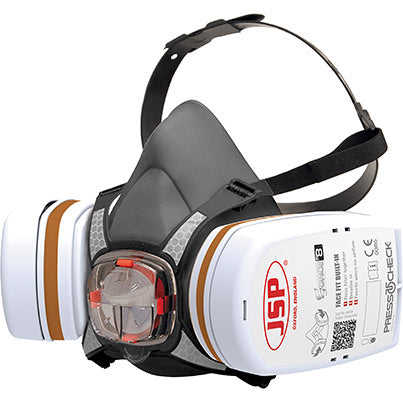 JSP Force 8 Half-Face Respirator Mask with PressToCheck A2P3 Filters