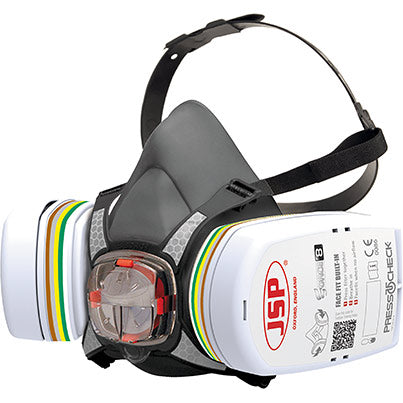 JSP Force 8 Half-Face Respirator Mask with PressToCheck ABEK1P3 Filters
