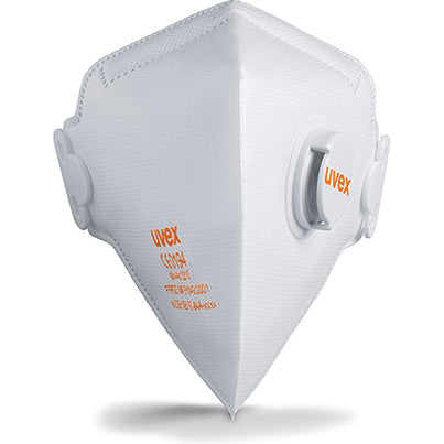 uvex silv-Air c 3210 Valved Fold-Flat FFP2 Dust Mask (Pack of 15)