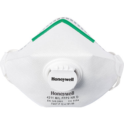 Honeywell 4211 Valved Fold-Flat FFP2 Dust Mask (Box of 10)