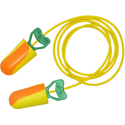 Final Fit Pinch Fit Corded Biobased Earplugs (Pack of 100 Pairs)