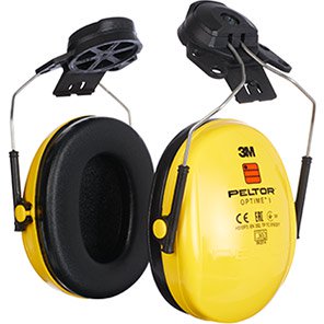 3M PELTOR Optime I P3E Helmet-Mounted Ear Defenders