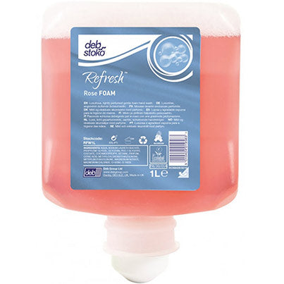 Deb Stoko Refresh Rose Foam Handwash 1L
