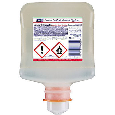 Deb Cutan Complete Hand Sanitiser Foam 1L