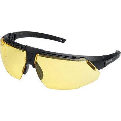 Honeywell Avatar Black Yellow-Lens Safety Glasses