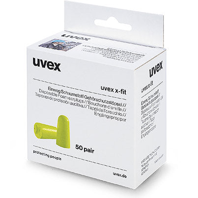 X-Fit Disposable Earplugs (Pack of 50 Pairs)