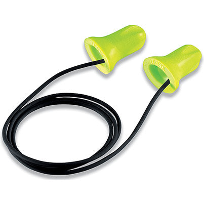 uvex Hi-Com Corded Disposable Earplugs (Pack of 100 Pairs)