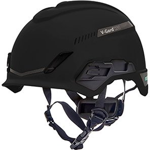 Short-Peak Unvented Safety Helmet with Adjustable Fit