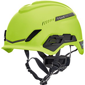 Short-Peak Unvented Safety Helmet with Adjustable Fit