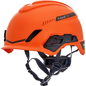 Short-Peak Unvented Safety Helmet with Adjustable Fit
