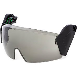 V-Gard H1 Helmet-Mounted Safety Glasses with Clear Lenses