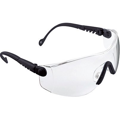 Honeywell Op-Tema Black Clear-Lens Safety Glasses