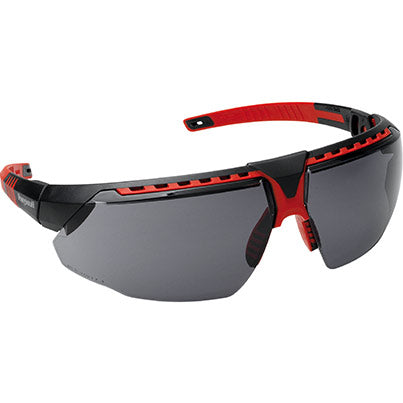 Honeywell Avatar Black/Red Grey-Lens Safety Glasses