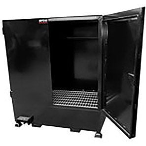 Fully Enclosed Steel Two-Drum Storage Unit