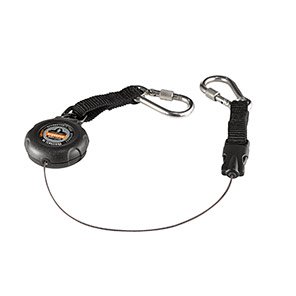 Squids 3000 Dual Carabiner Retractable Tool Lanyard